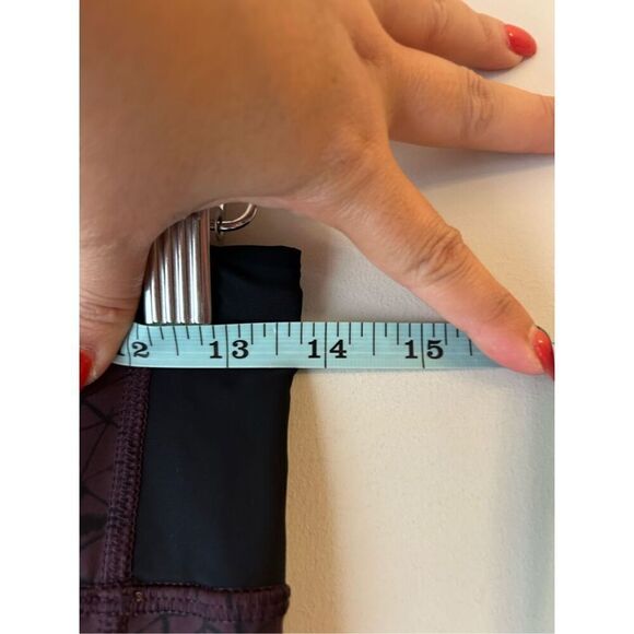 LULULEMON TRAIL BOUND 7/8 TIGHT FULL-ON LUXTREME STAR CRUSHED BLACK CHERRY SZ  6 - Picture 8 of 11